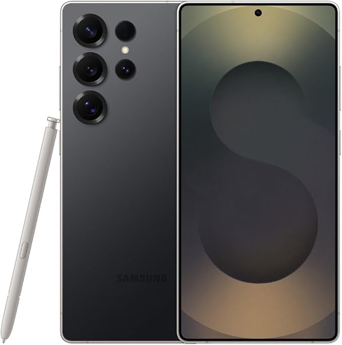 Samsung Galaxy S25 Ultra 5G (2025) 1TB Storage + 12GB RAM SM-S938B Qualcomm Snapdragon 8 Elite SIM Free Factory Unlocked Android 15 Smartphone (Titanium Black)